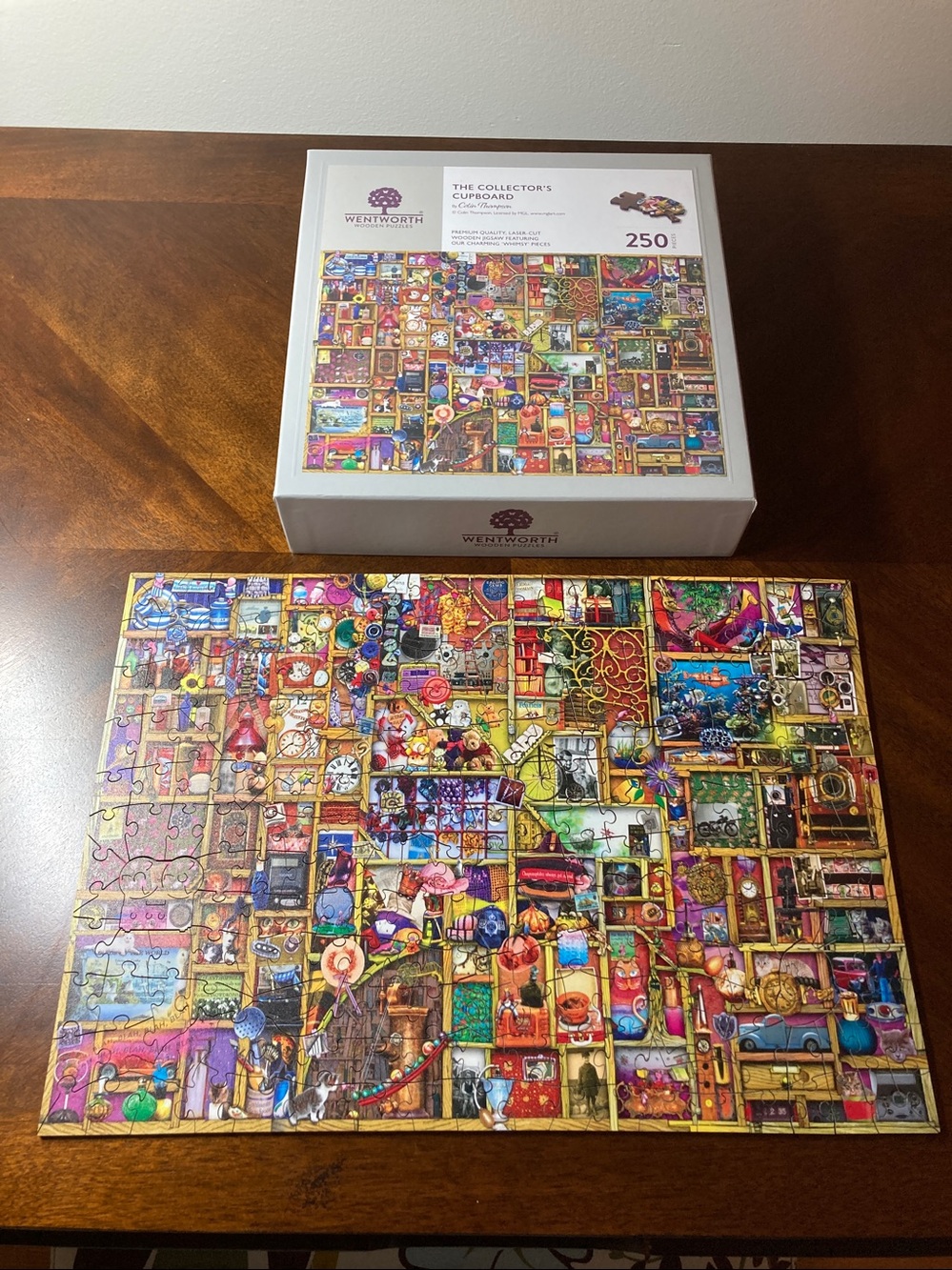 Wentworth Wooden Puzzle- The Collector’s Cupboard - Picture 3 of 4